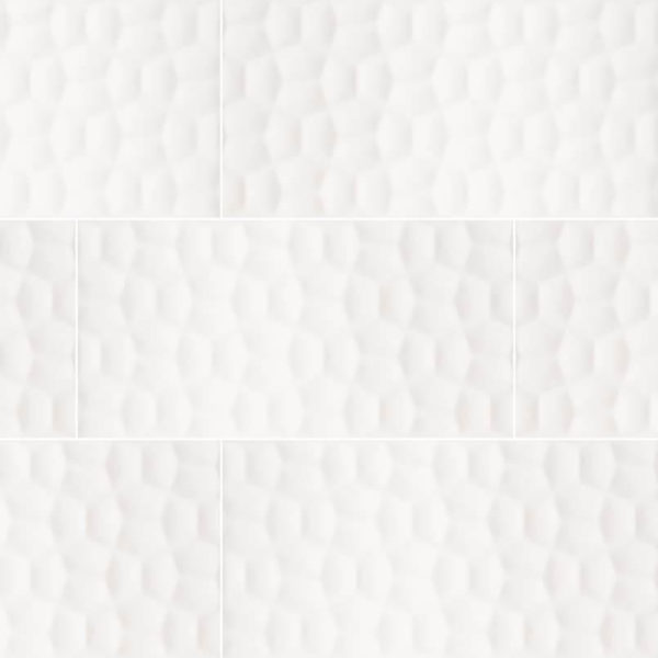 Adella Viso White 12×24 Satin