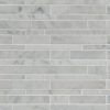 Carrara White Rsp Interlocking Pattern Polished