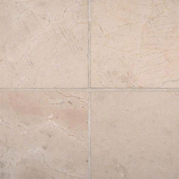 Crema Marfil 5/8 X 5/8 Polished In 12×12 Mesh