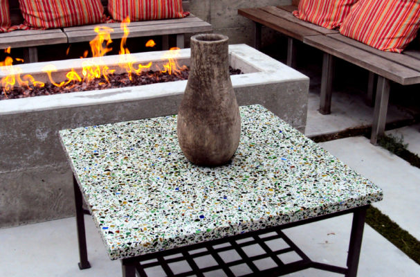 Bistro Green Vetrazzo Table