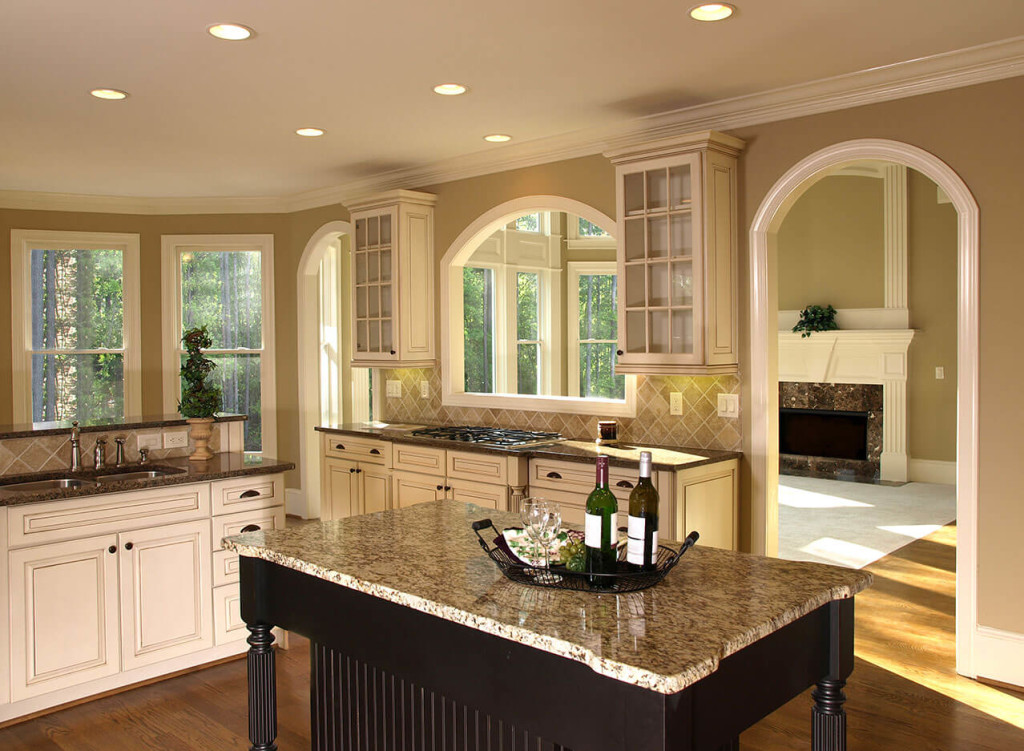 Santa Cecilia Gold Granite Kitchen