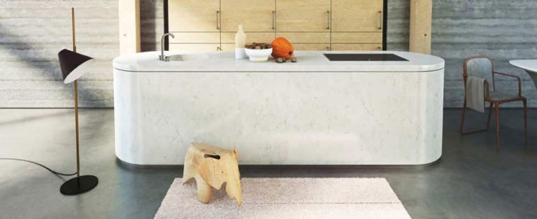 Frosty Carrina Caesarstone Quartz Bath
