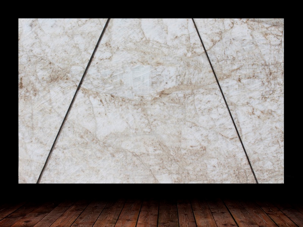 Cristallo Quartzite Full Slab