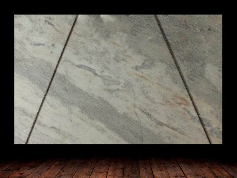 ELEGANTE WHITE LEATHER FINISH MARBLE