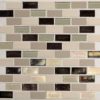 DALTILE COASTAL KEYSTONES SUNSET COVE BRICK-JOINT MOSAIC 5219