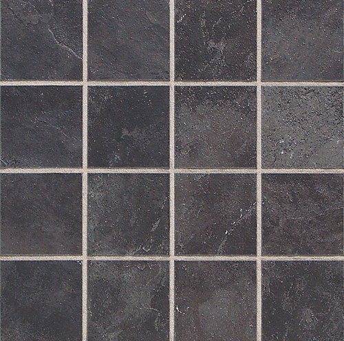 DALTILE CONTINENTAL SLATE ASIAN BLACK MOSAIC