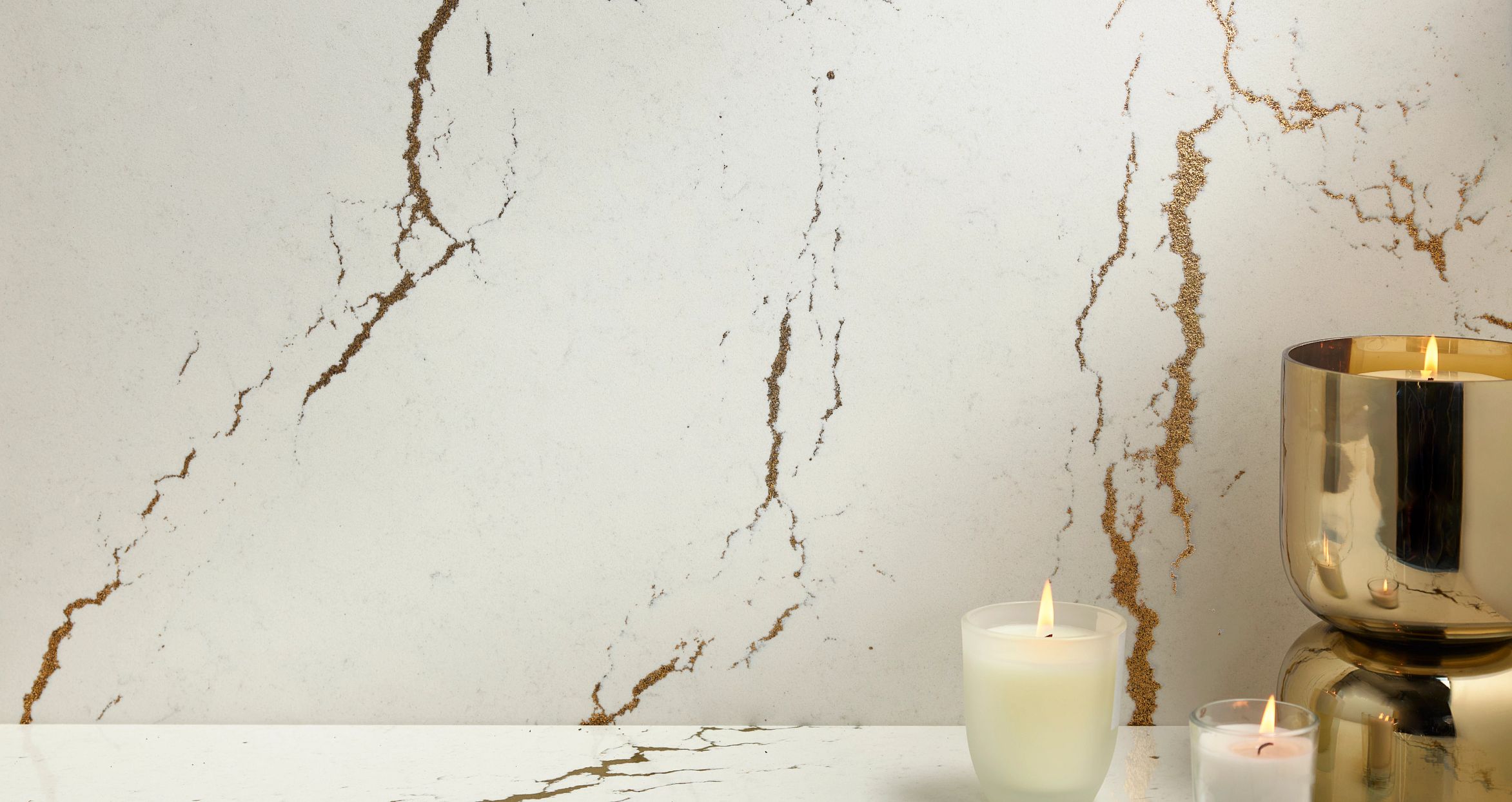 Berkshire Brass Satin Ridge Cambria Quartz - Image 3