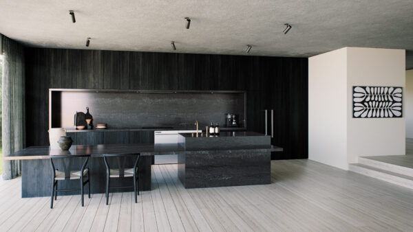 Alternative view of Black Tempal Caesarstone Quartz