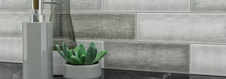 Loft Gray Collage Anthology Backsplash