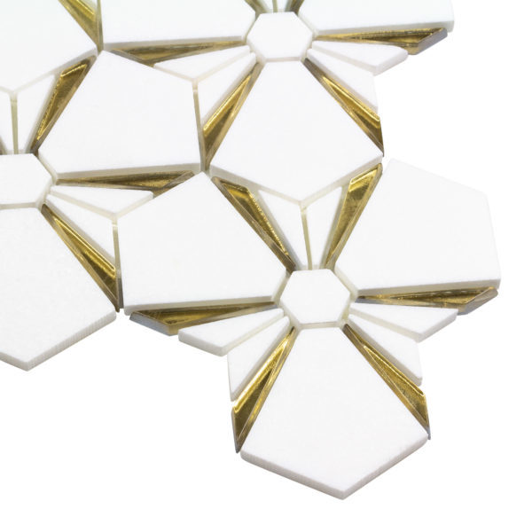 Alternative view of Kaleidoscope Gold Dazzle Anthology Tile