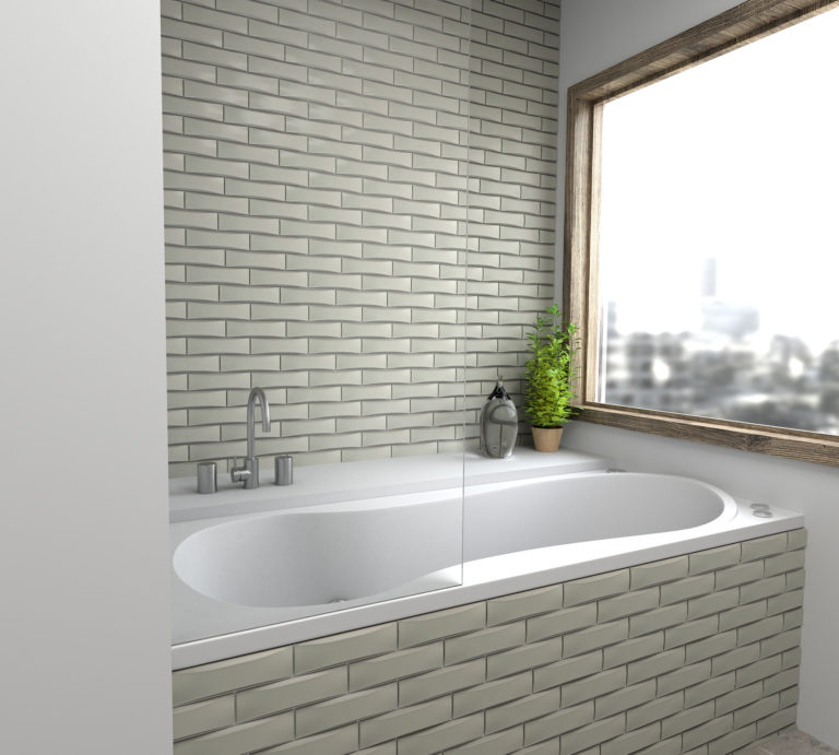 Natural Dimensions Anthology Tile Bathroom