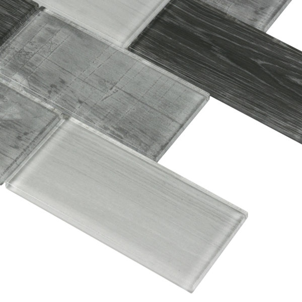 Alternative view of Wonderwood Grey Subway Fabrique & Nature Anthology Tile