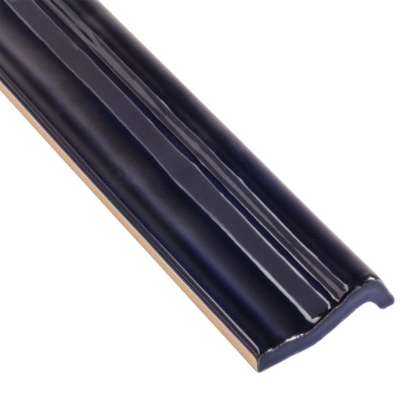 Alternative view of Peacock Zellige Chair Rail Moroccan Habitat Anthology Tile