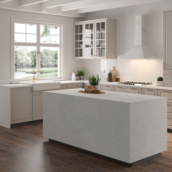 Adagio Gold LG Viatera Quartz Kitchen1
