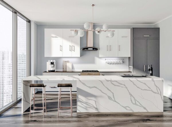 Bianco Calacatta Silestone Quartz Kitchen2