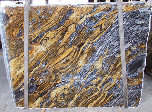 Blue Fire Granite Slab