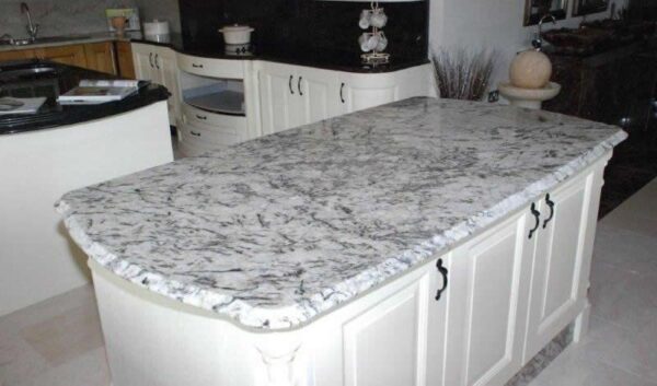 Blue Ice Granite Kitchen