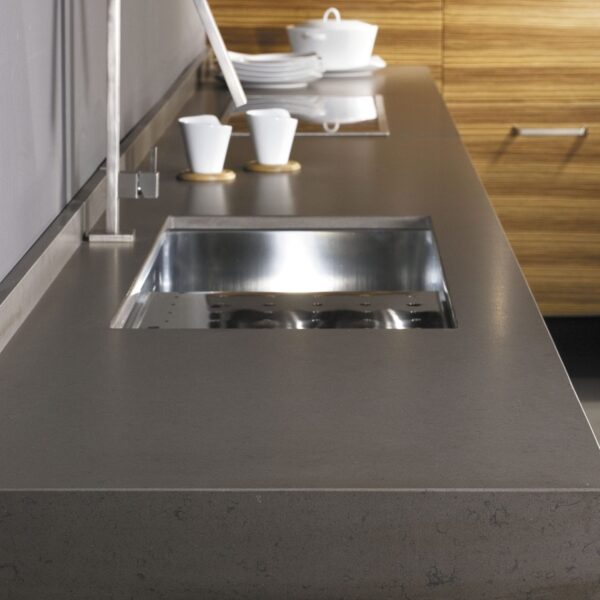 Grey Amazon Silestone Quartz Kitchen