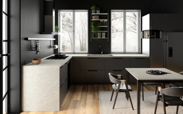 Sabbia LG Viatera Quartz Kitchen Countertops