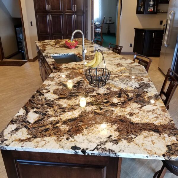 Splendor Gold Granite Kitchen1