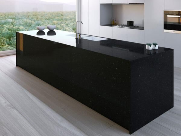 Stellar Negro Silestone Quartz Kitchen