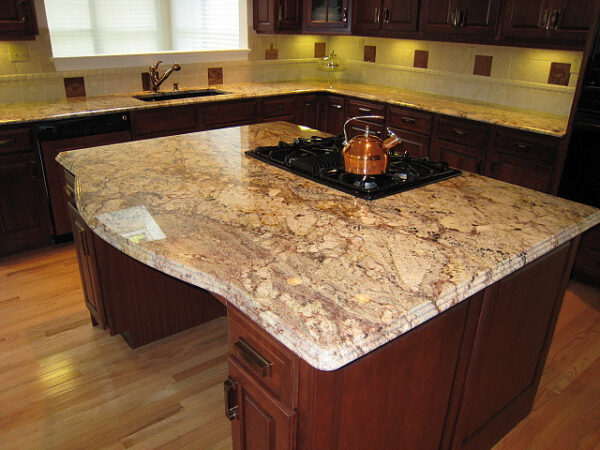 Typhoon Gold Granite Kitchen1